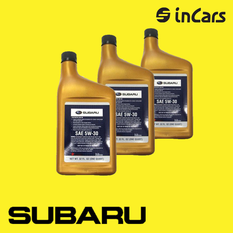 Моторное масло Subaru, Syntetic Motor Oil SAE, 1L  SOA868V9280